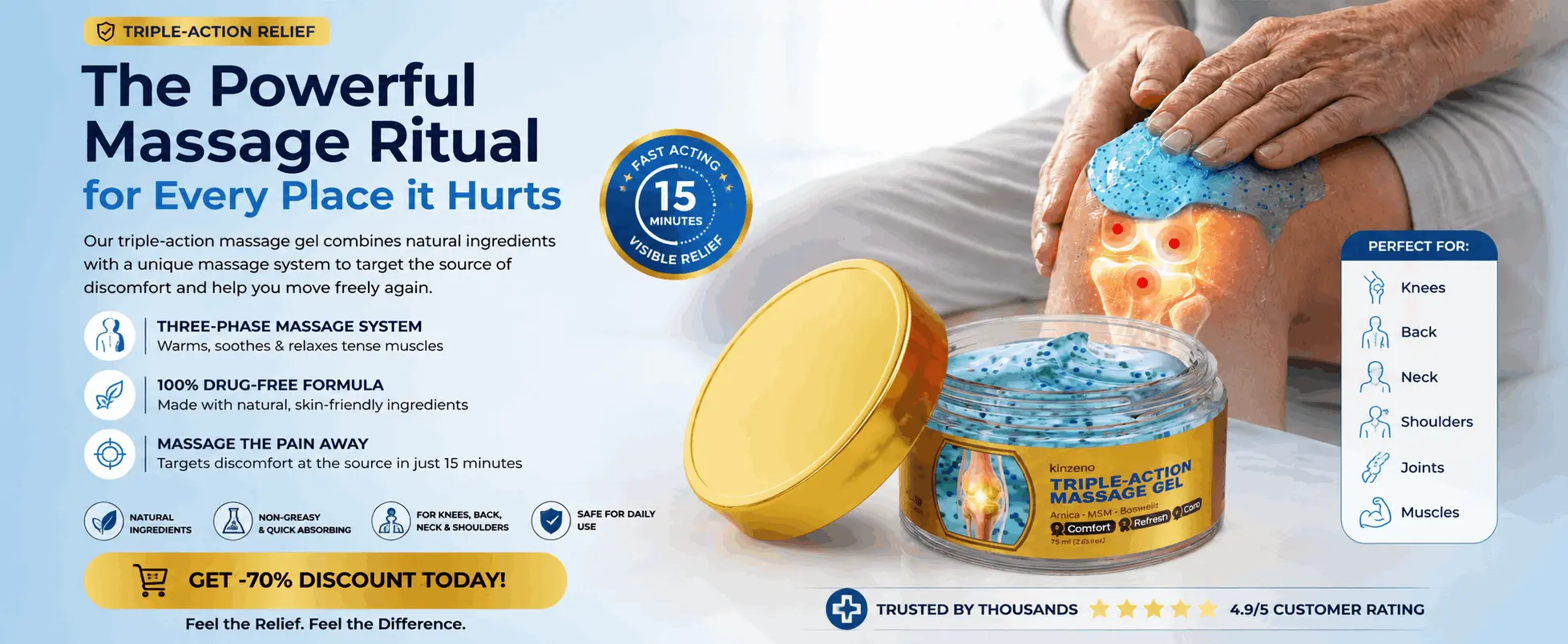kinzeno massage gel
